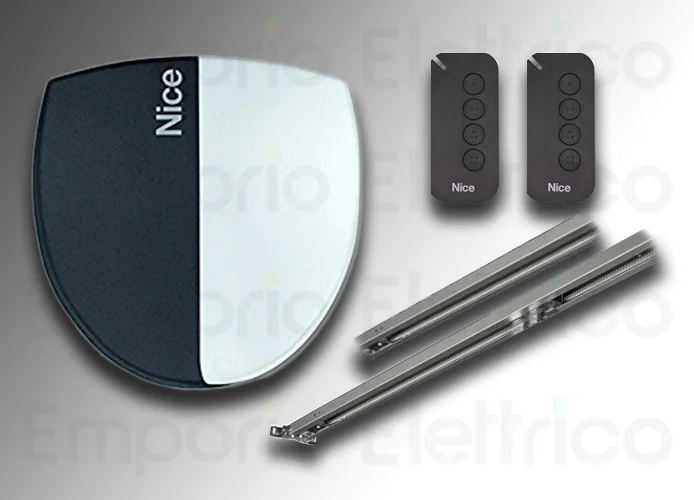 nice kit automatización de puertas seccionales y basculantes 24v spinbus spin22bdkce