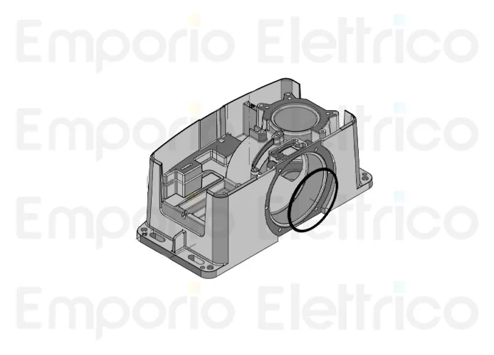 beninca repuesto carcasa reducción pintada por bull424-624 ral7004 968601944