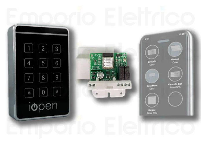 iopen kit de control remoto y local mifare 125 khz o pin numérico iopen start wg