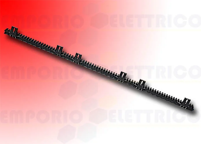 bft cremallera de plástico módulo 4 22x22 mm - 1 metro - cp 2600594 d221073