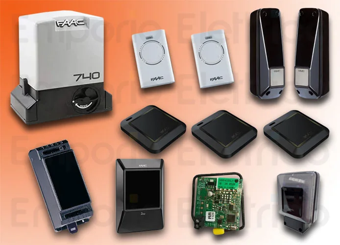 faac kit automatización 230v ac delta2 kit perfect 105914