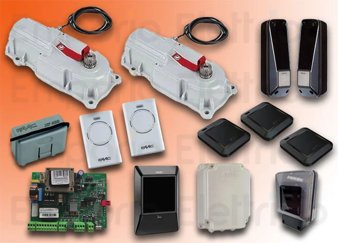 faac kit automatización 230v ac power kit perfect 105913