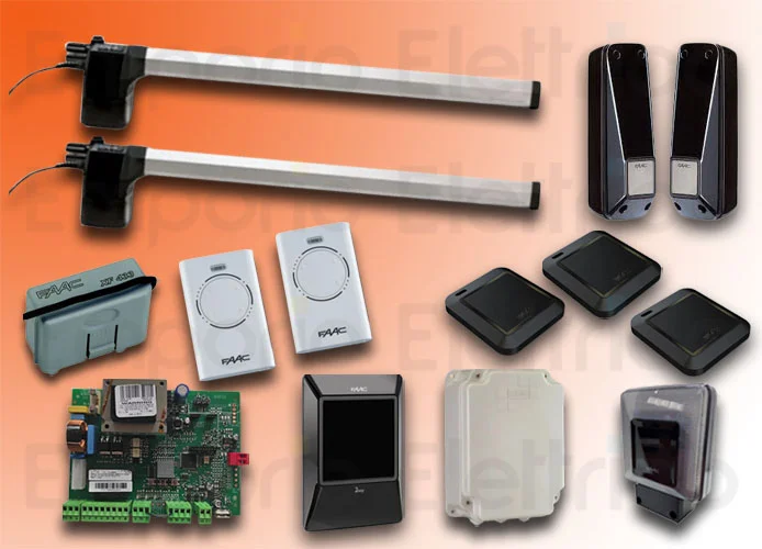 faac kit automatización 230v ac eco kit perfect 105917