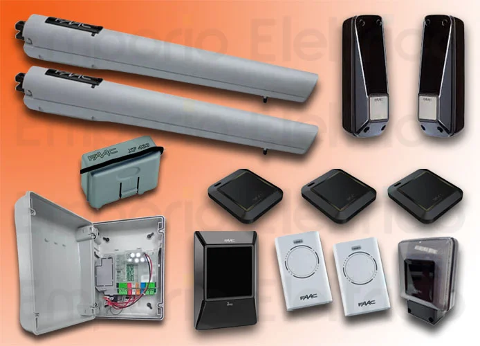 faac kit automatización 24v dc handy kit perfect 105915