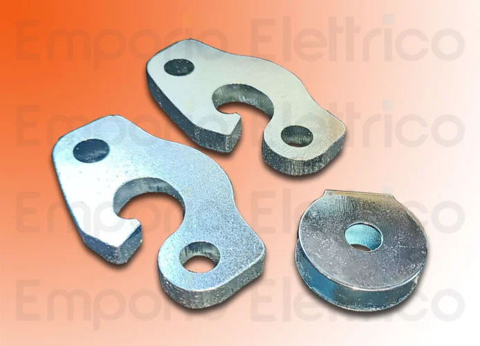 faac paquete fijaciones de muelle doble para barrera b614 490186