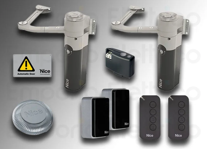 nice kit automatización cancelas batientes walkykit 2024 bd walky2024bdkce