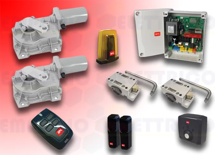 bft kit completo 230v cancelli a battente eli ac a35 v r930149 00001 2611889