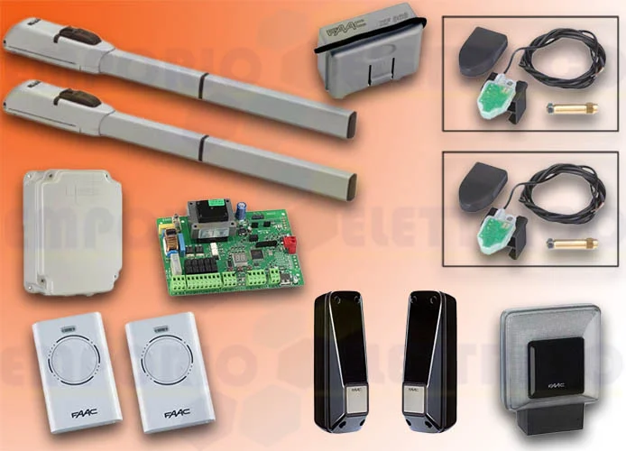 faac kit automatización puertas batientes 230v longmaster sg 104155