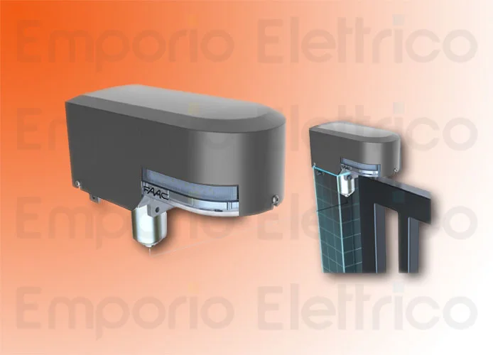 faac actuador electromecánico 24v s2500i para cancelas batientes s2500i