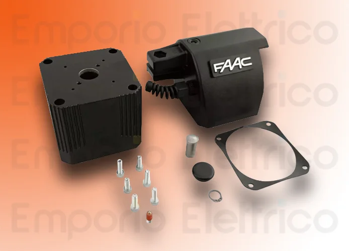 faac ricambio corpo e calotta 412 sx nero texturized 63003280