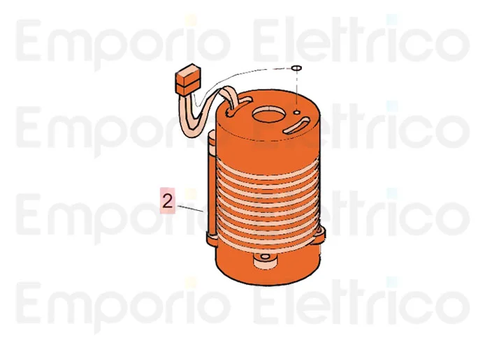 faac repuesto motor 220v 6 p.monof.c/t.120° 7704075