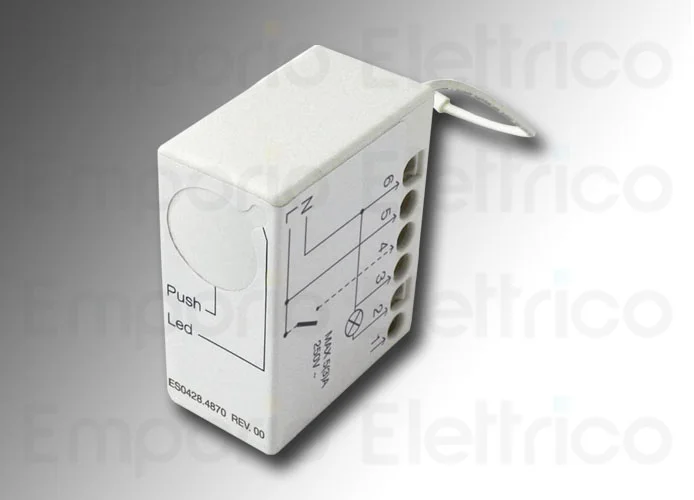 nice tag transmisor empotrable con alimentación de batería ttxb4