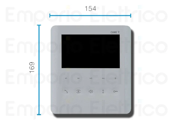 came bpt videocitofono vivavoce a parete plx v ip wifi 840ch-0170