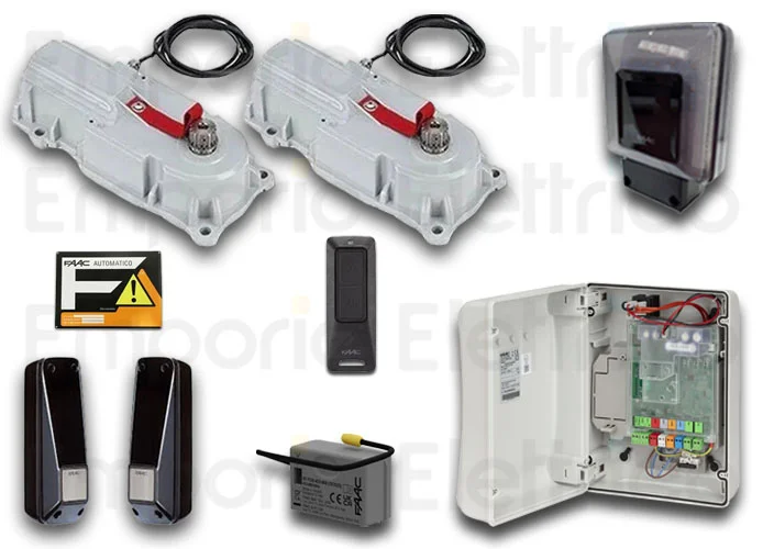 faac kit automazione 24v power kit 24 perfect 60 120018