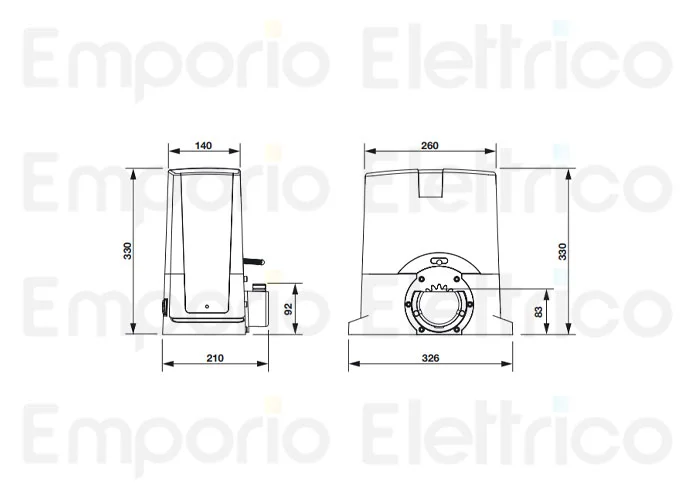 beninca pagina ricambi per motore bull424esa