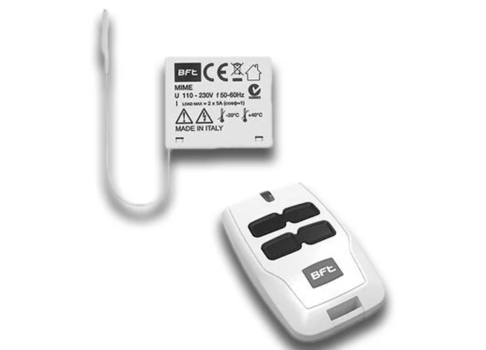 bft ricevente bicanale da interno 433 mhz mime ac kit r400005 2611779