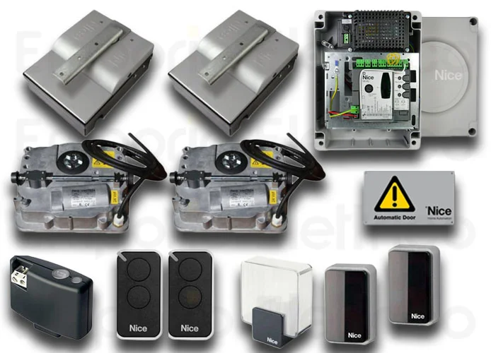 nice kit automazione cancelli a battente s-fabkit 2024 bd sfab2024bdkce