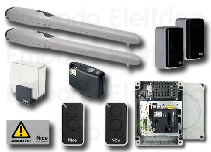 nice kit automazione cancelli a battente wingokit 4024 bd wingo4024bdkce