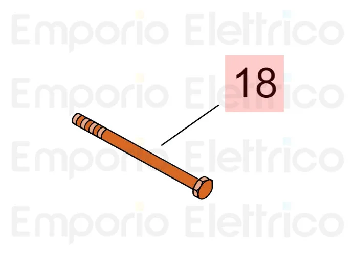 faac ricambio te 8x110 5737 inox 7011345