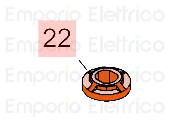 faac ricambio disco magnete 746/844 restyling 7226605
