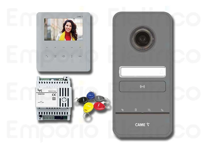 came bpt kit videocitofonico monofam. x1 kit video plx wifi + lhs 8k40cf-033