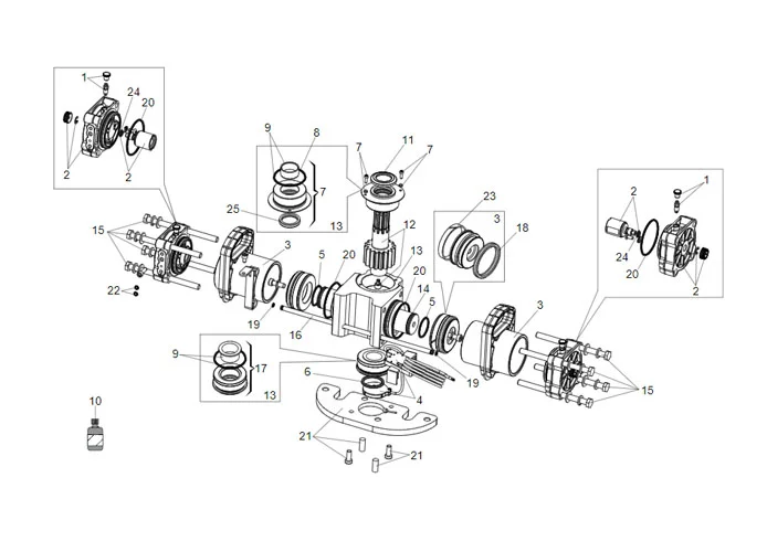 faac pagina ricambi per motore martinetto s800h enc 100° 