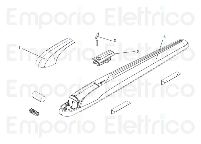 beninca ricambio carter superiore verniciato bob5 per bob5024 9686635