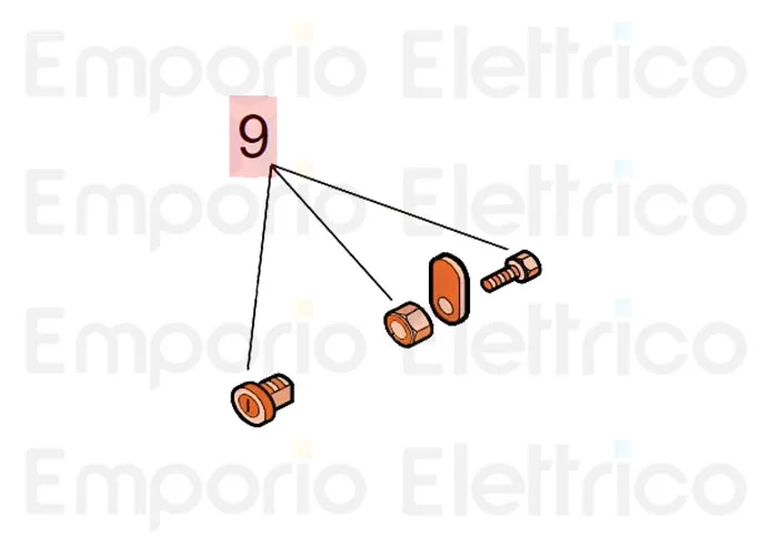 faac ricambio gruppo serratura 620/640 63003315