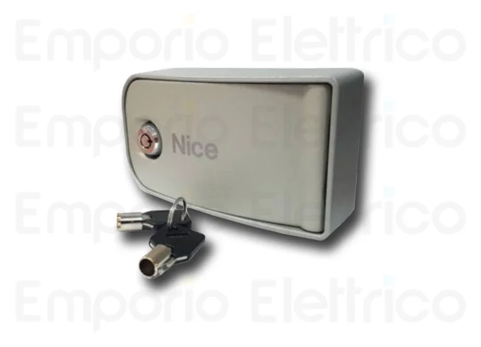 nice blindino in alluminio con pulsante di comando e sblocco kiomini