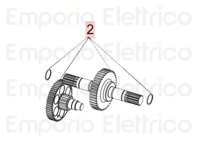 genius spare part xric final reduction group m 2,5 breeze 6020355