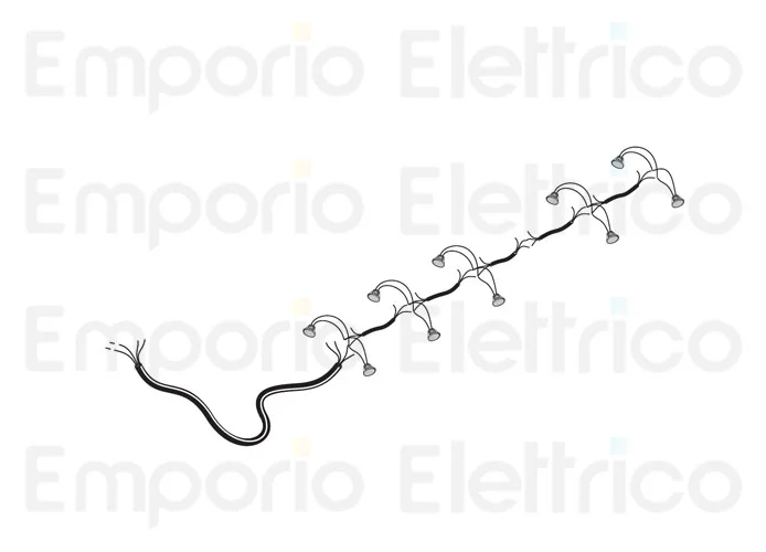 fadini spare part electrical cable with 10 LED spotlights for bayt 980 97379