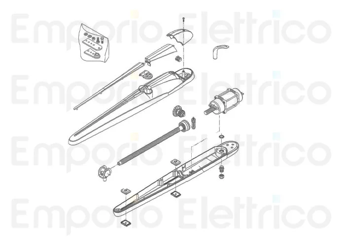 beninca Seite Ersatzteile des bob21ma-115 Motors