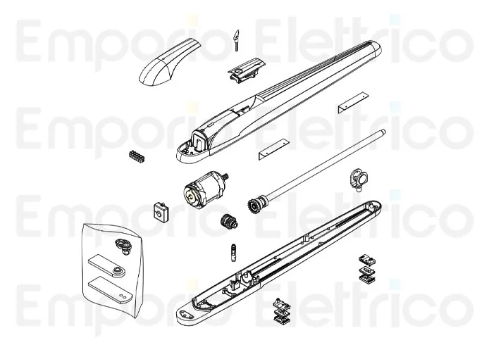 beninca Ersatzteil der mechanische Anschläge für bob50 für bob5024 9686641