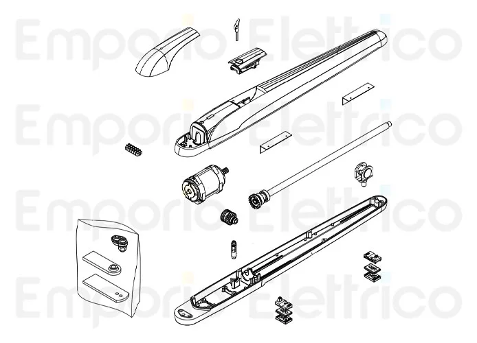 beninca Ersatzteil des Motors 115v 50-60hz new für bob50ma-115 9688238