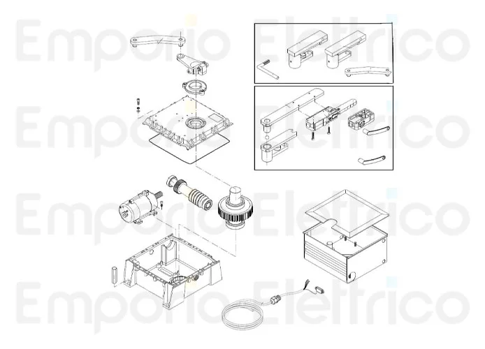 beninca Seite Ersatzteile des du.350nve Motors
