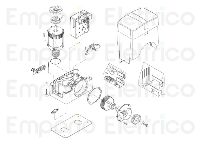 beninca Seite Ersatzteile des bull.he reverse Motors