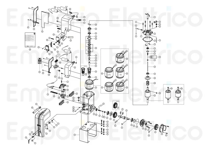 fadini Ersatzteil der Basis der Verankerung mod. 37 für nyota 115 - nyota 115 evo 11541
