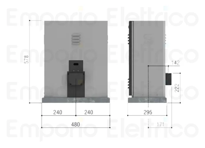 came Antrieb für Schiebetore 230v 400v dreiphasig by-3500t 001by-3500t