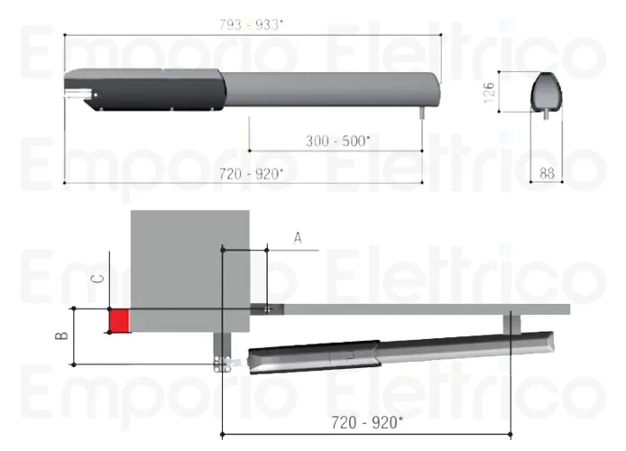 came Antrieb ati 230v 001a5006 a5006
