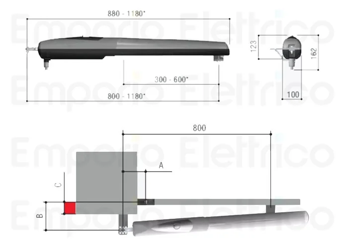 came Antrieb axo 230v 001ax412306 ax412306