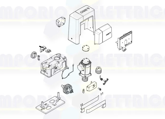 came Seite Ersatzteile des Motors 001bks22tgs bks22tgs 801ms-0130