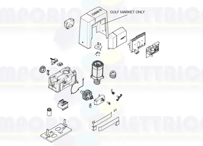 came Seite Ersatzteile des Motors 001bks22ale bks22ale 